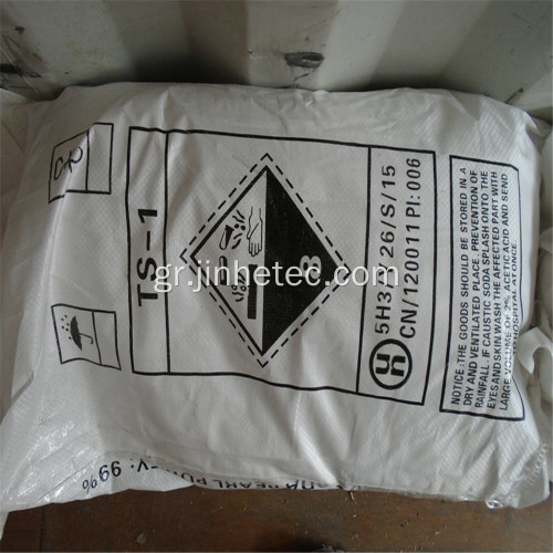 Caustic Soda Flakes 99% για τη βιομηχανία κλωστοϋφαντουργίας